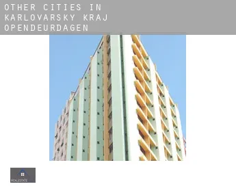 Other cities in Karlovarsky kraj  opendeurdagen