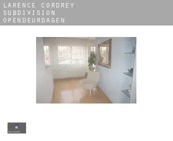 Larence Cordrey Subdivision  opendeurdagen